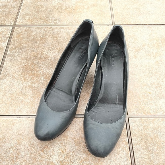 Gucci wedge shoes size 38.5 - Picture 1 of 13